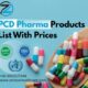 PCD Pharma Product List With Prices