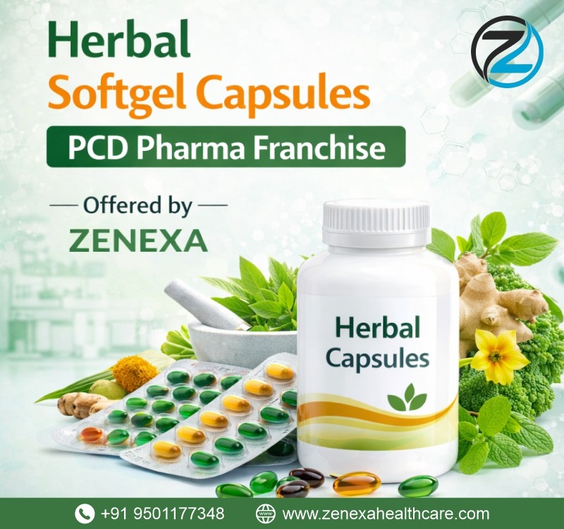 Herbal Softgel Capsules PCD Pharma Franchise