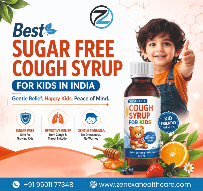 Best Sugar Free Cough Syrup for Kids in India
