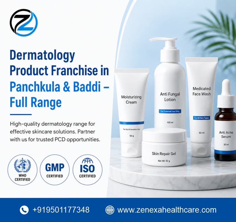 Dermatology Product Franchise in Panchkula & Baddi – Full Range