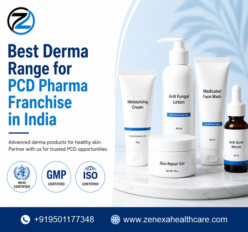 Best Derma Range for PCD Pharma Franchise in India