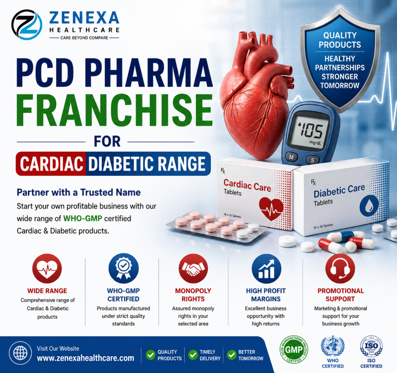 PCD Pharma Franchise for Cardiac Diabetic Range