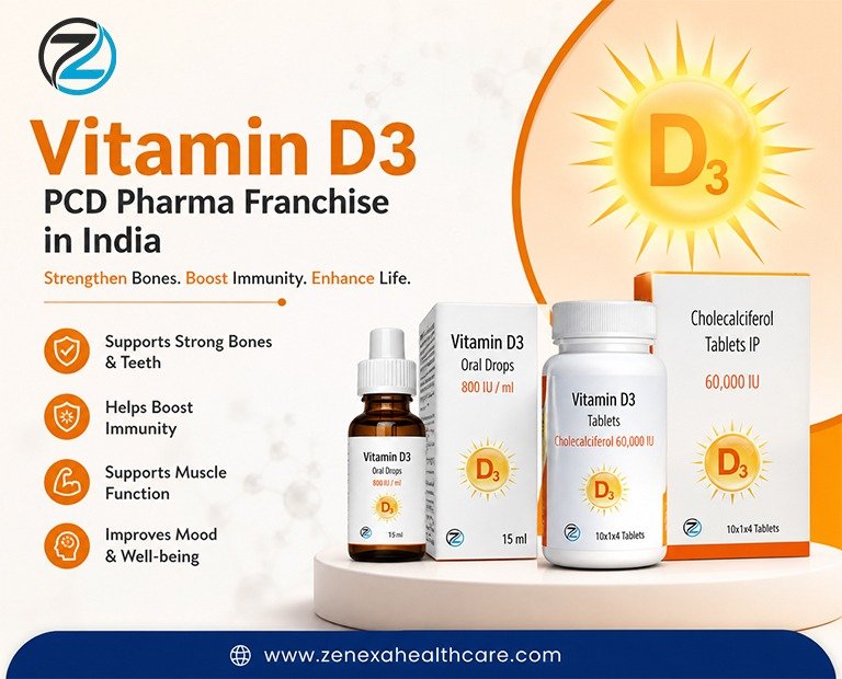Vitamin D3 PCD Pharma Franchise in India